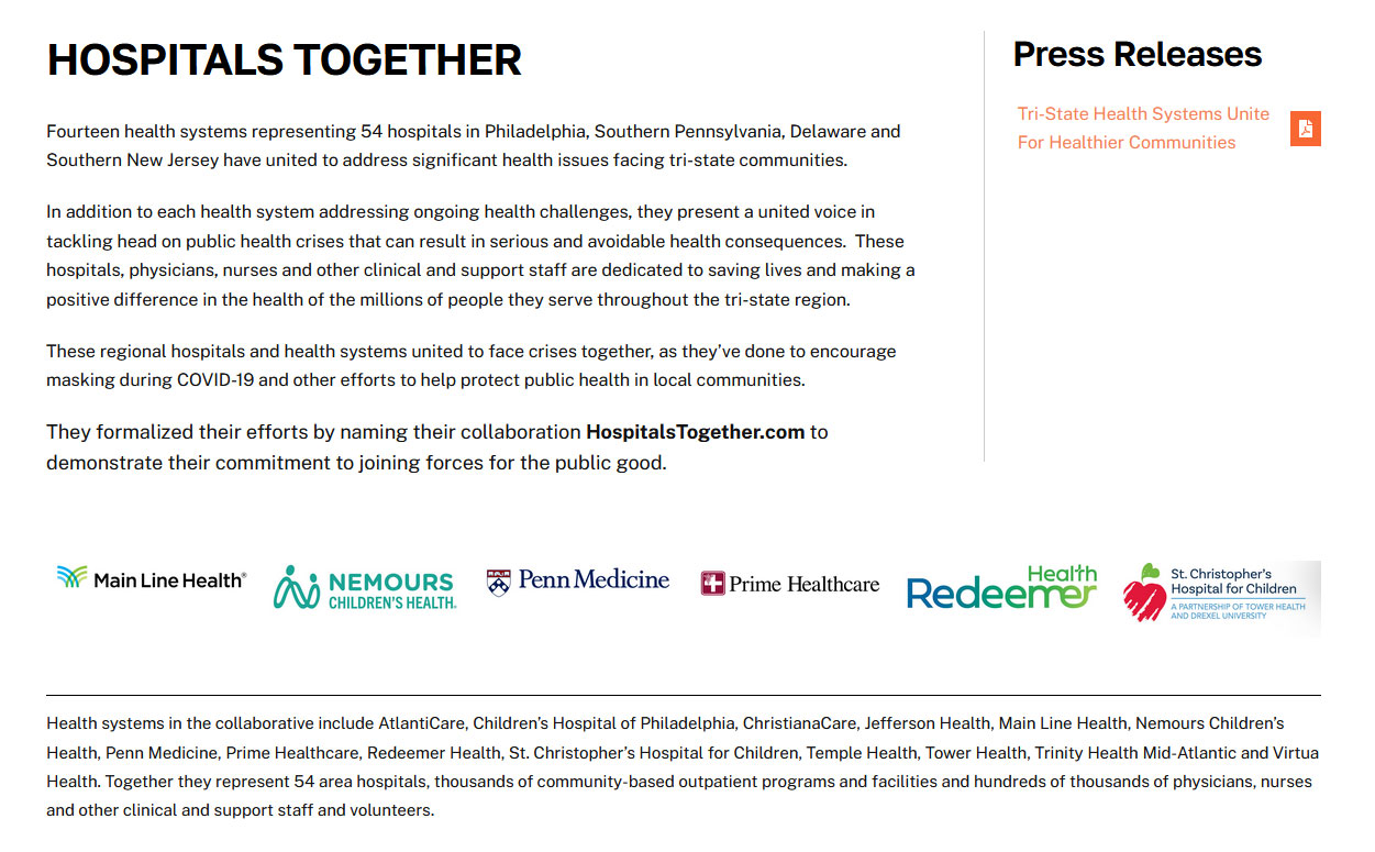 Hospitals Together Hospitals Together
