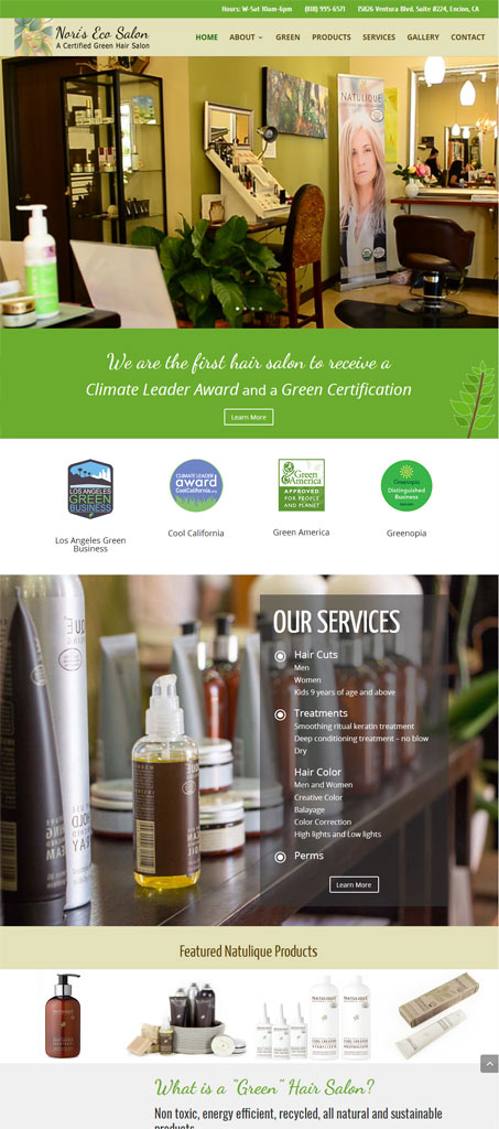 Nori's Eco Salon - New Nori's Eco Salon - New