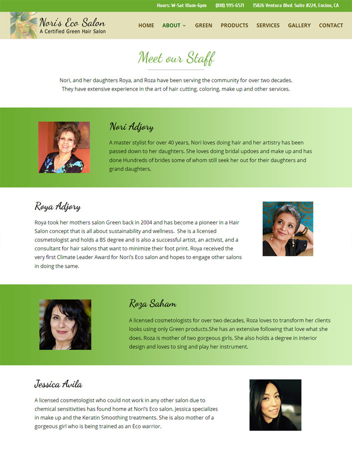 Nori's Eco Salon - New Nori's Eco Salon - New