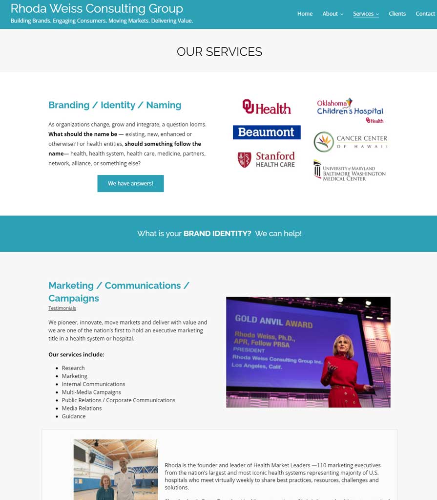 Rhoda Weiss Consulting Group Rhoda Weiss Consulting Group
