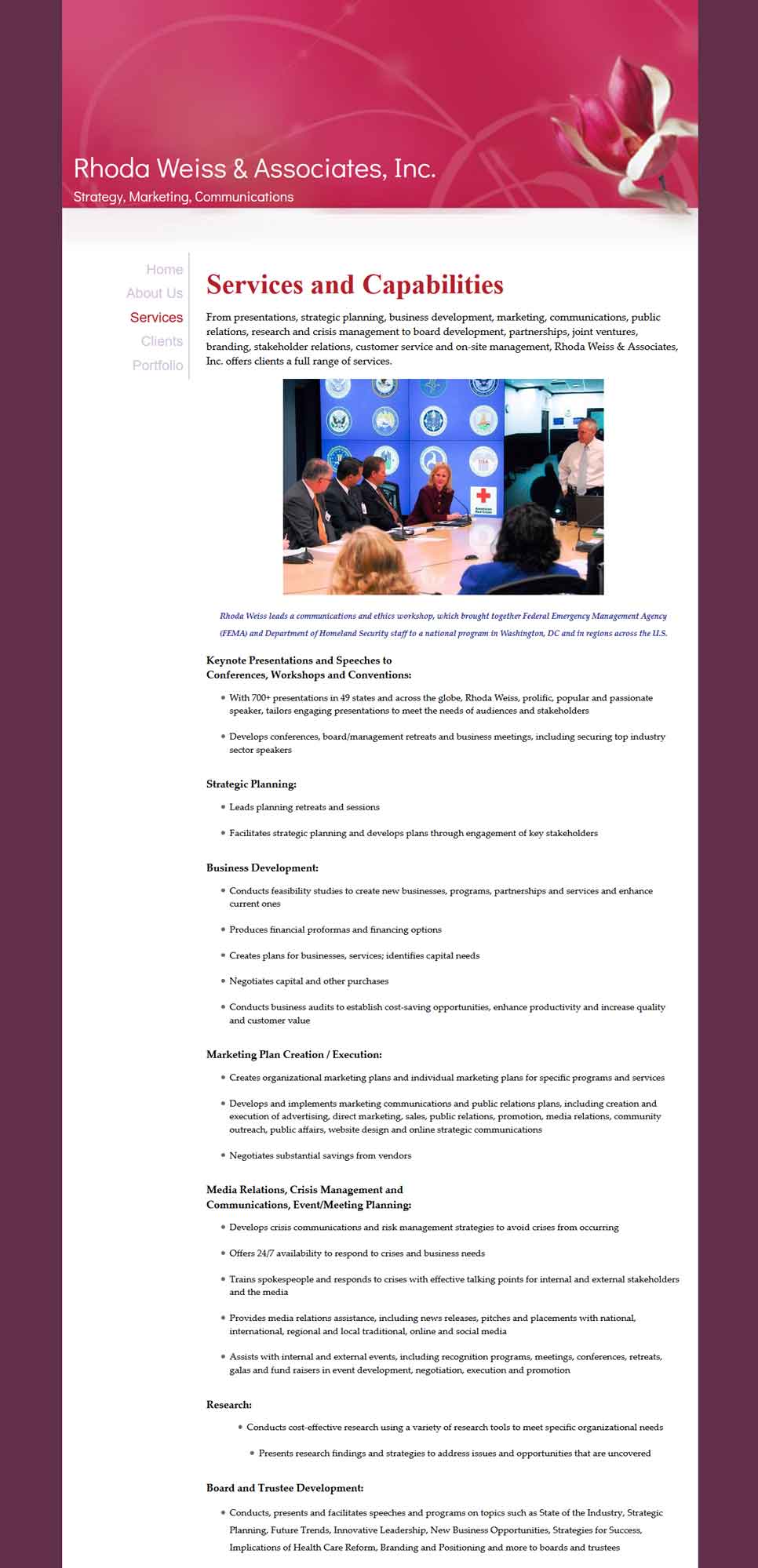 Rhoda Weiss Consulting Group Rhoda Weiss Consulting Group