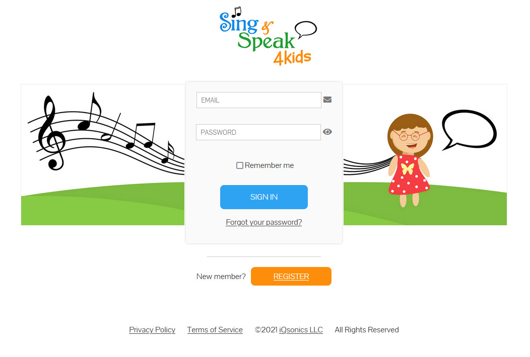 Sing and Speak 4 Kids Game - UI Designs Sing and Speak 4 Kids Game - UI Designs