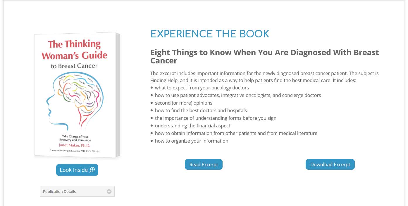 The Thinking Woman's Guide to Breast Cancer The Thinking Woman's Guide to Breast Cancer