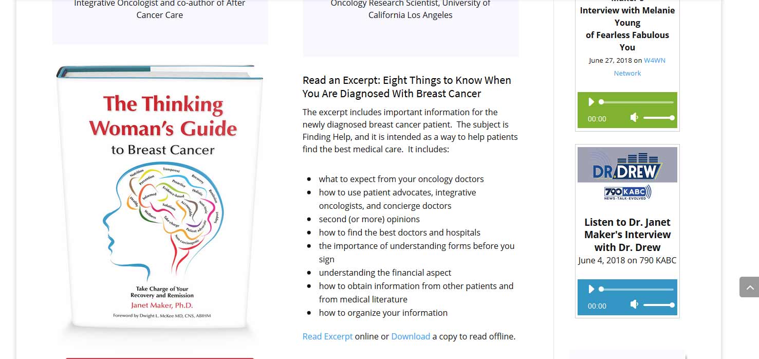 The Thinking Woman's Guide to Breast Cancer The Thinking Woman's Guide to Breast Cancer